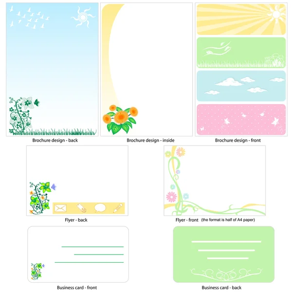 Desenho de modelo floral —  Vetores de Stock