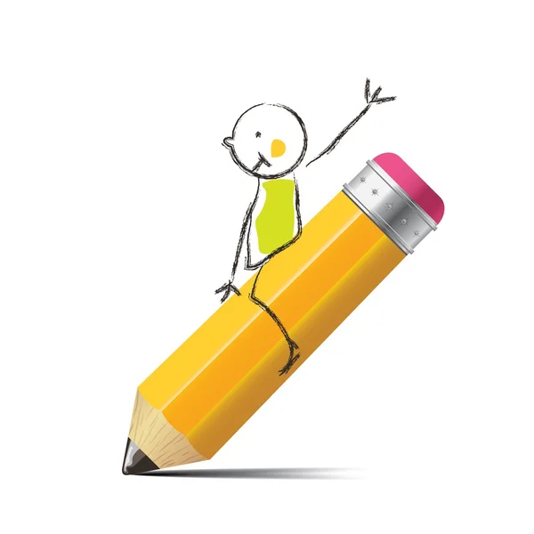 sevimli çocuk kalem sürme