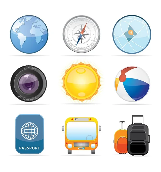 Travel Icon Set 2 — Stock Vector