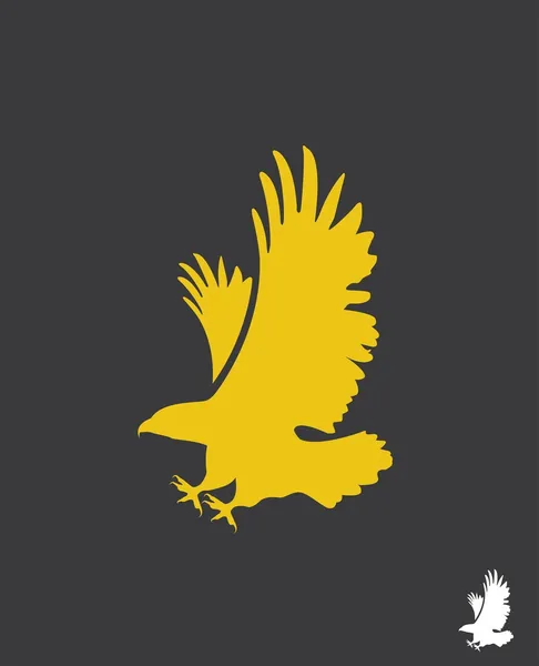 Águila, vector — Vector de stock