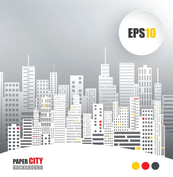 soyut kağıt şehir