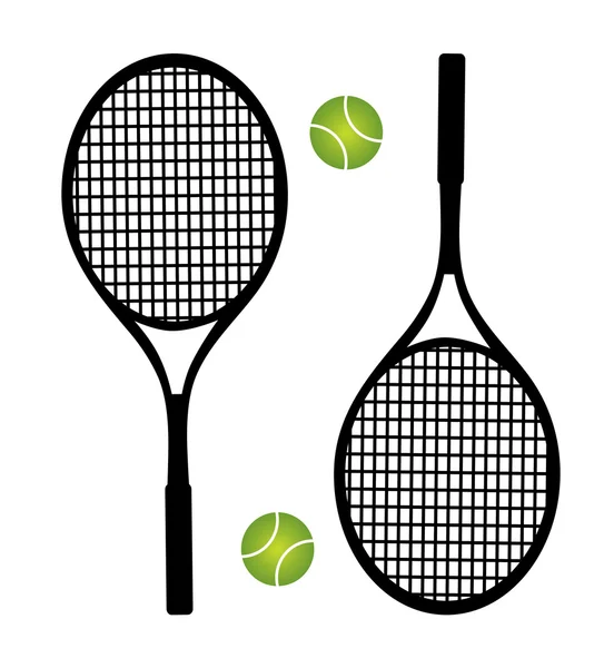 Tennisschläger — Stockvektor