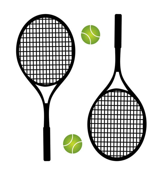 Tennis racket and ball sketch — Stock Vector © lhfgraphics 14134675