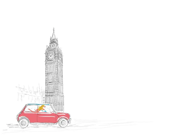 güzel bir kadın Londra ile sürüş