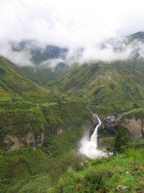 Waterfall near Baños, Ecuador