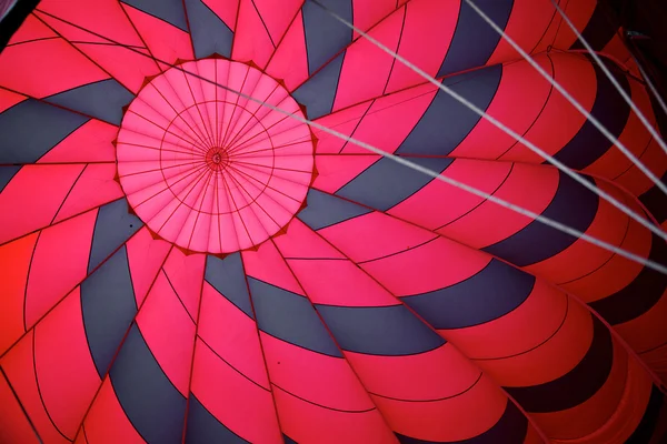 Dentro do balão de ar quente — Fotografia de Stock