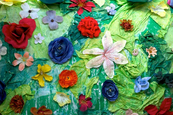 Virág kézműves-háttér Jogdíjmentes Stock Képek