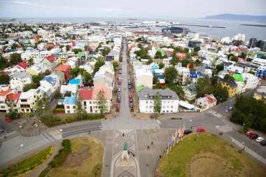 reykjavik, İzlanda Panoraması