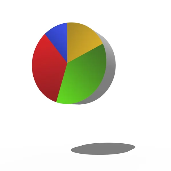 Pie diagrammet — Stockfoto