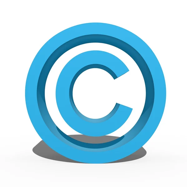 Simbolo di copyright — Foto Stock