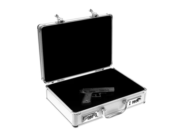 Metal Briefcase — Stock Photo, Image