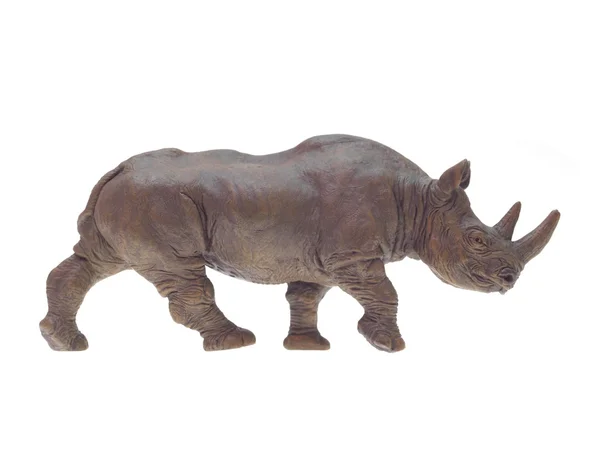 Rinoceronte de brinquedo — Fotografia de Stock