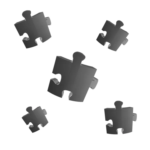 Illustrazioni puzzle — Foto Stock