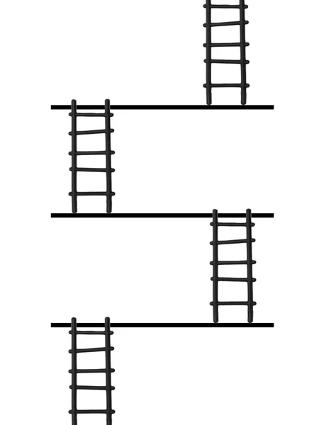 梯级 — 图库照片