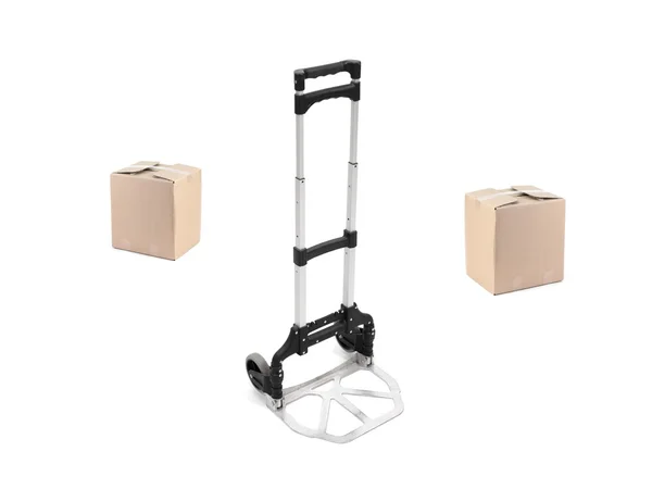 Carrello della scatola — Foto Stock