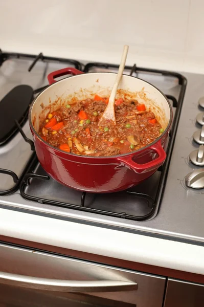 Vorbereitung des Abendessens — Stockfoto