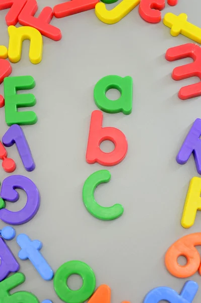 Letras magnéticas — Fotografia de Stock