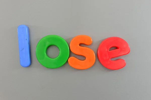 Magnetic Letters — Stock Photo, Image