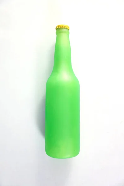 一个工作室拍摄了一个啤酒瓶 — 图库照片