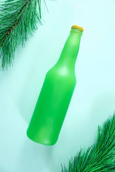 Studio Photo Beer Bottle — Stock Photo, Image