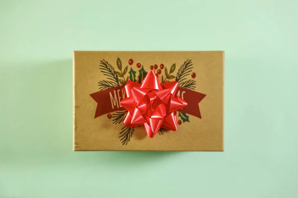Studio Photo Open Christmas Gift — Stock Photo, Image