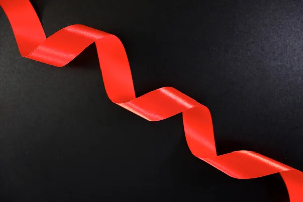 Studio Photo Red Wrapping Ribbon — Stock Photo, Image