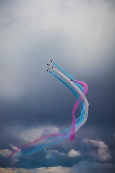 British Royal Air Force 'Red Arrows'. — Stock Photo, Image