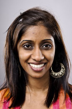 gülümseyen mutlu portre