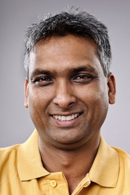 gülümseyen mutlu portre