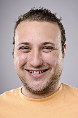 gülümseyen mutlu portre