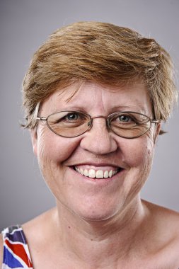 gülümseyen mutlu portre
