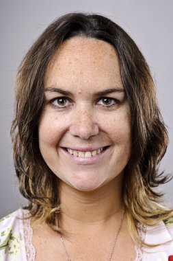 gülümseyen mutlu portre