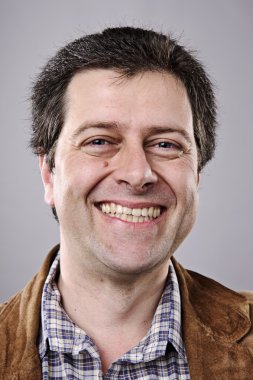 gülümseyen mutlu portre