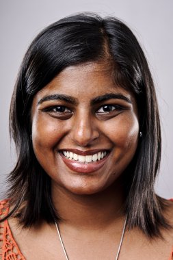 gülümseyen mutlu portre