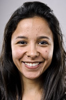 gülümseyen mutlu portre