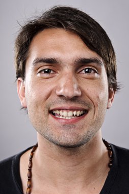 gülümseyen mutlu portre