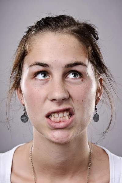 Silly funny face — Stock Photo, Image