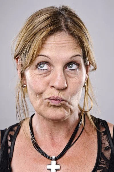 Silly funny face — Stock Photo, Image