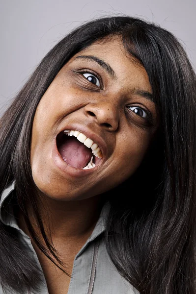 Silly funny face — Stock Photo, Image