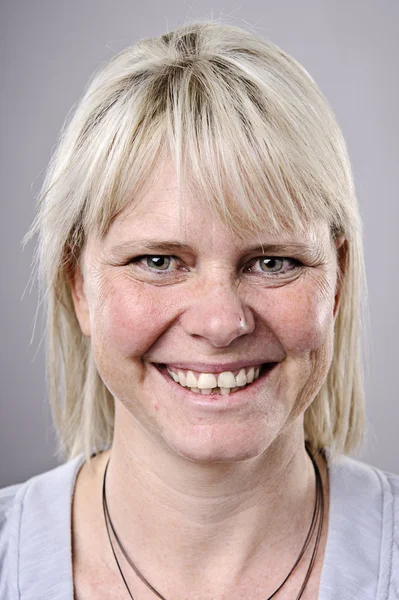 Glada leende porträtt — Stockfoto