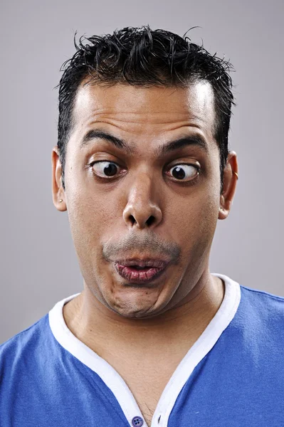 Silly funny face — Stock Photo, Image