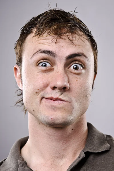 Silly funny face — Stock Photo, Image