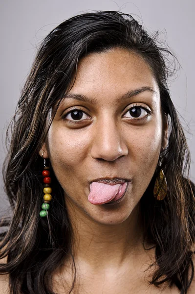 Silly funny face — Stock Photo, Image