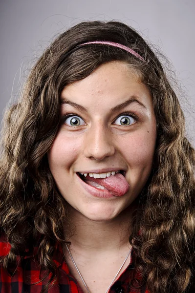 Silly funny face — Stock Photo, Image