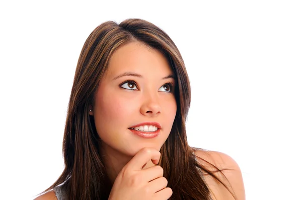 Attractive woman in studio — Stock Photo, Image