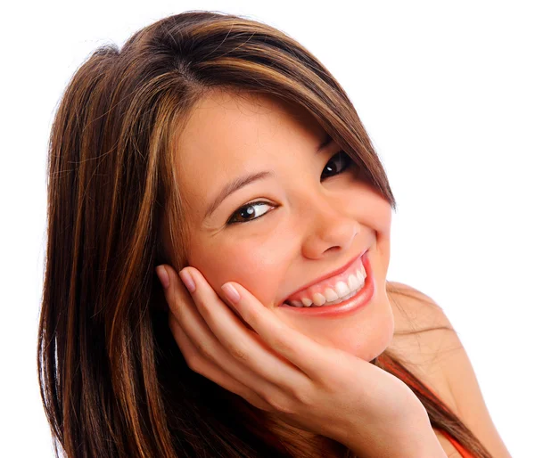 Perfect girl smile — Stock Photo, Image