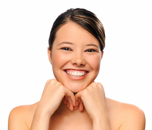 Close up of a model in studio — Stock Photo, Image