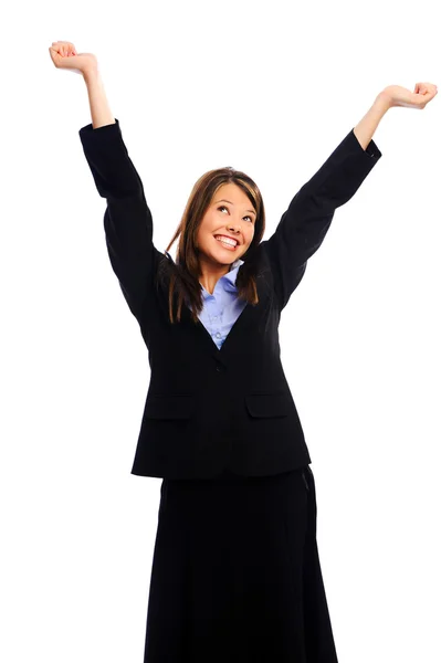 Happy businesswoman — Stock Photo, Image