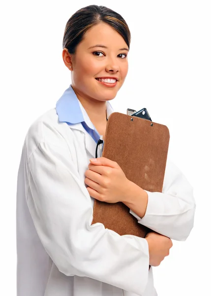 Medical doctor isolated in studio — Stock Photo, Image