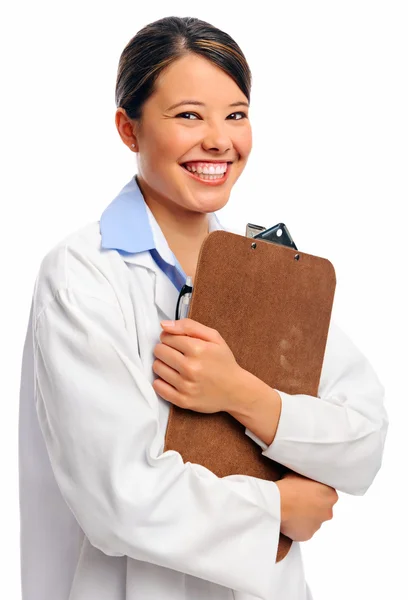 Medical doctor isolated in studio — Stock Photo, Image